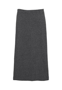 SOFT TOUCH - MIDI - A-vonalú szoknya - dark grey