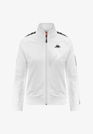 Kappa CON ZIP - Sudadera con cremallera - bianco