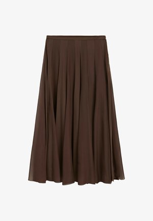 Massimo Dutti, FLARED, ciemnobrązowy