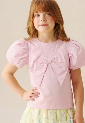 Angel & Rocket, REGULAR FIT - TILLY BOW COLLAR PUFF SLEEVE T-SHIRT - Bluse - pink