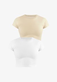 Unselected, beige weiß