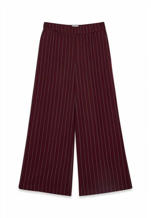 Bukser - burgundy pink stripe