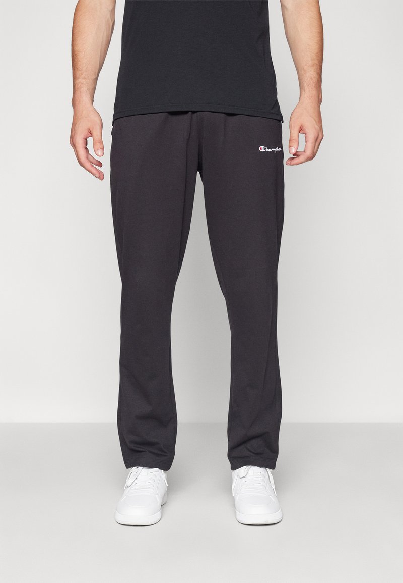 Champion - ICONS STRAIGHT HEM PANTS - Pantaloni sportivi - black, Ingrandire