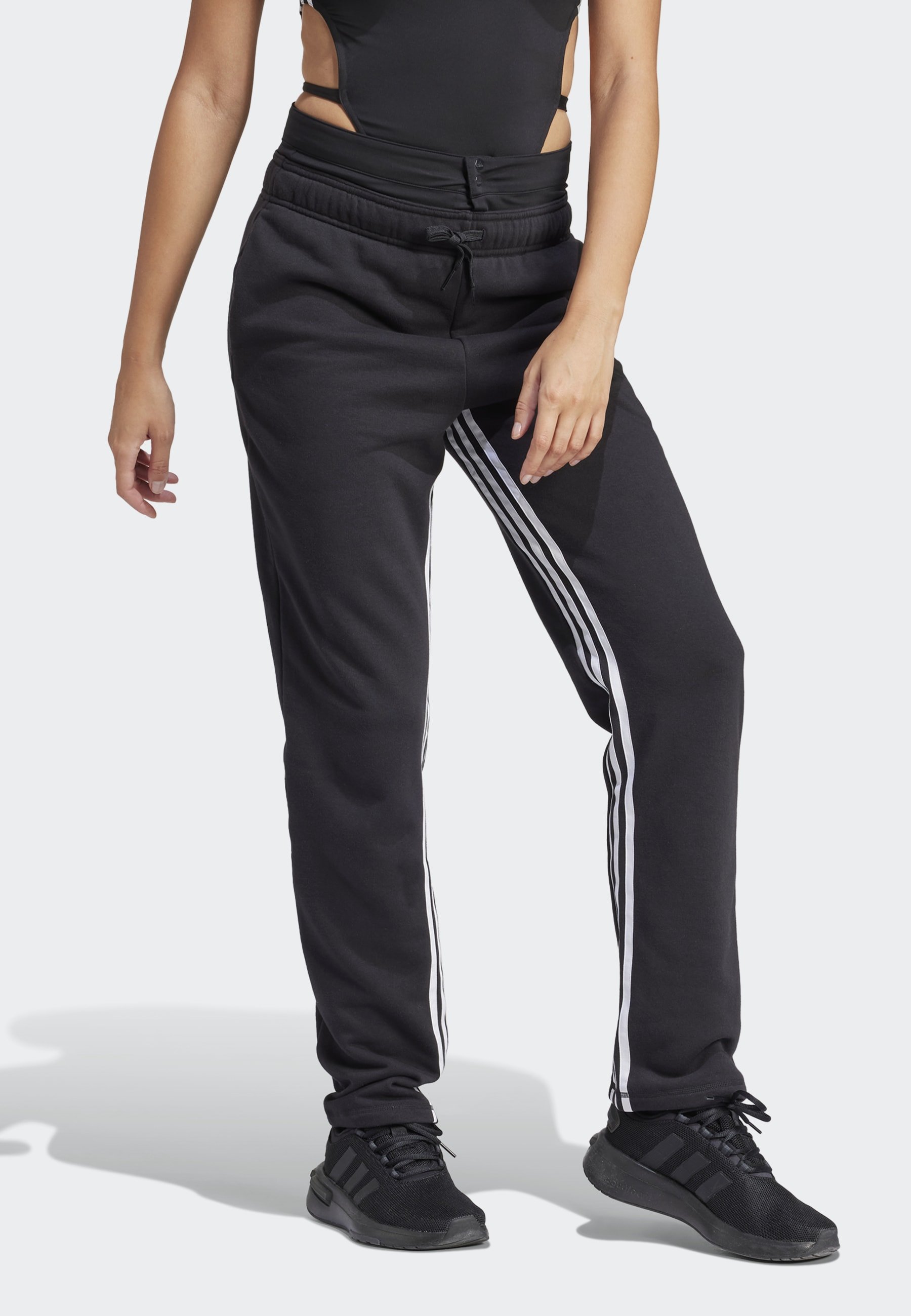 adidas straight leg tracksuit bottoms