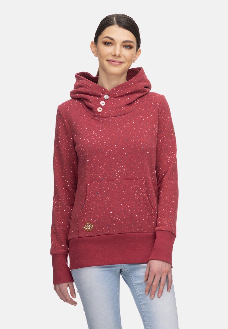 Ragwear WICKELOPTIK KÄNGURUTASCHE UND LABEL-DETAILS - Kapuzenpullover ...