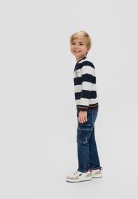 s.Oliver MIT PRINT-DETAIL - Sweater - ecru