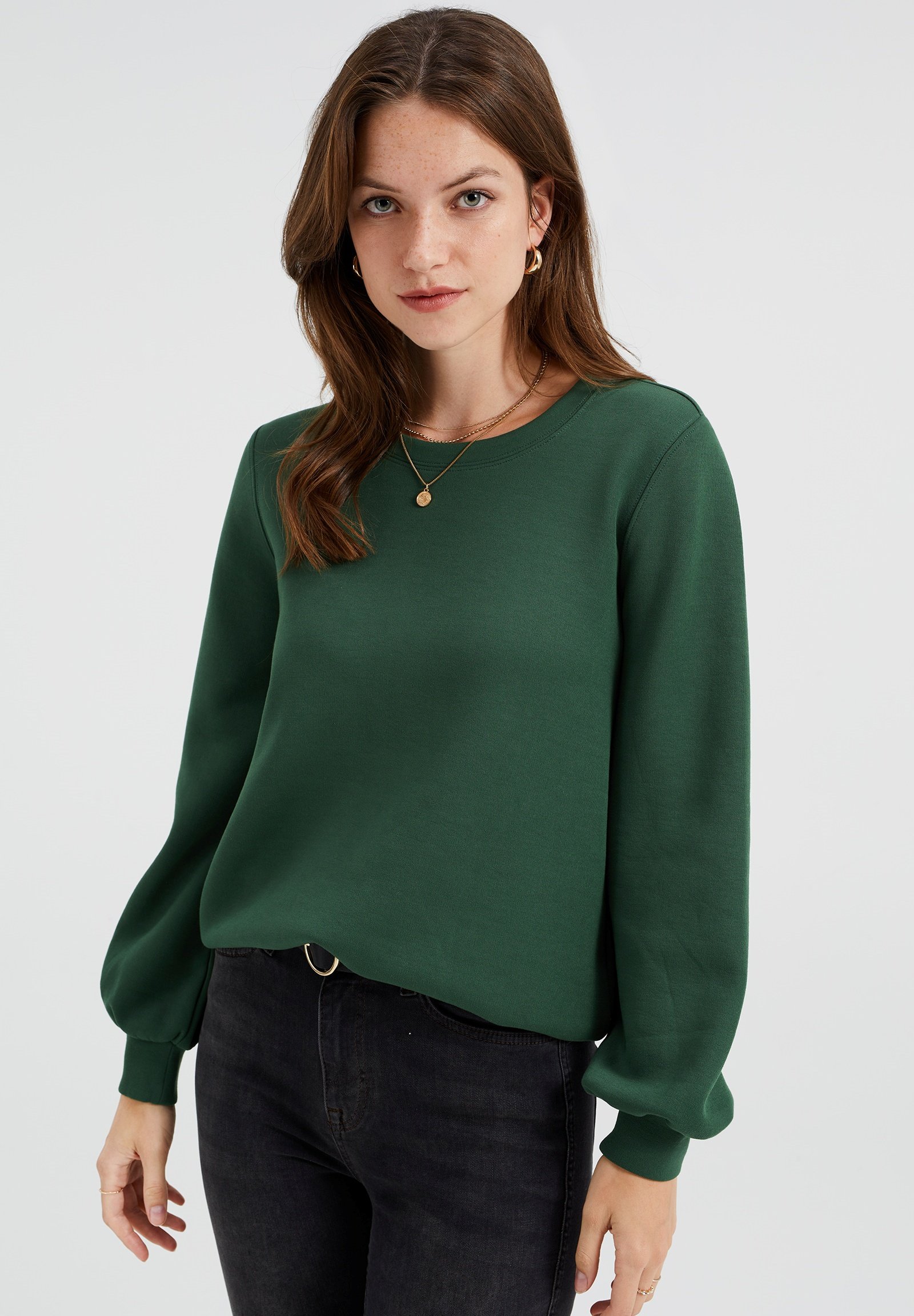 WE Fashion Sweater - green/groen 