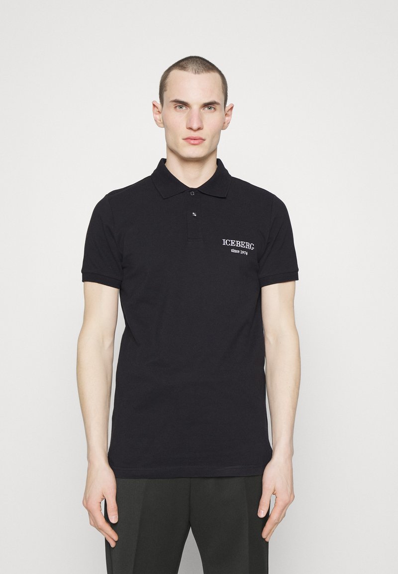 Iceberg Rosso Cotton Mens Polo Shirt