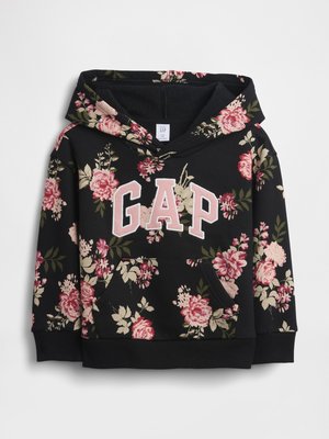 BABYGAP RELAXED LOGO HOODIE - Mikina s kapucňou - black floral