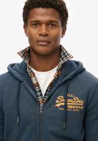 Superdry Zip-up sweatshirt - lauren navy