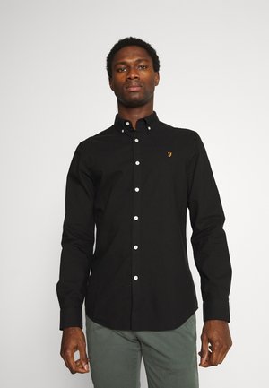 BREWER SLIM FIT OXFORD SHIRT - Shirt - black
