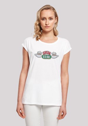 FRIENDS CENTRAL PERK SKETCH -WITH EXTENDED SHOU - T-Shirt print - white