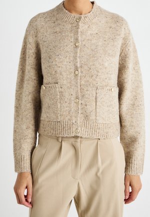 Strickjacke - beige
