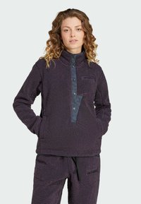 Adidas Terrex XPLORIC HIGH PILE - Felpa in pile - aurora black