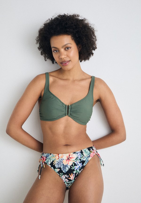 WIRE  - Bikini top - olive