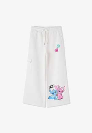 Terranova, PANTALONE GINNICO LUNGO CON STAMPA - Pantaloni sportivi - off-white