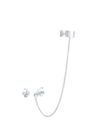 SPARKLING BASIC CUFF - MIT KRISTALLEN VON SWAROVSKI® - Uhani - silberfarben