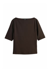 Lihtne T-särk - chocolate brown