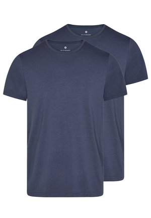 2 PACK - Basic T-shirt - mottled blue
