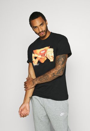Print T-shirt - black