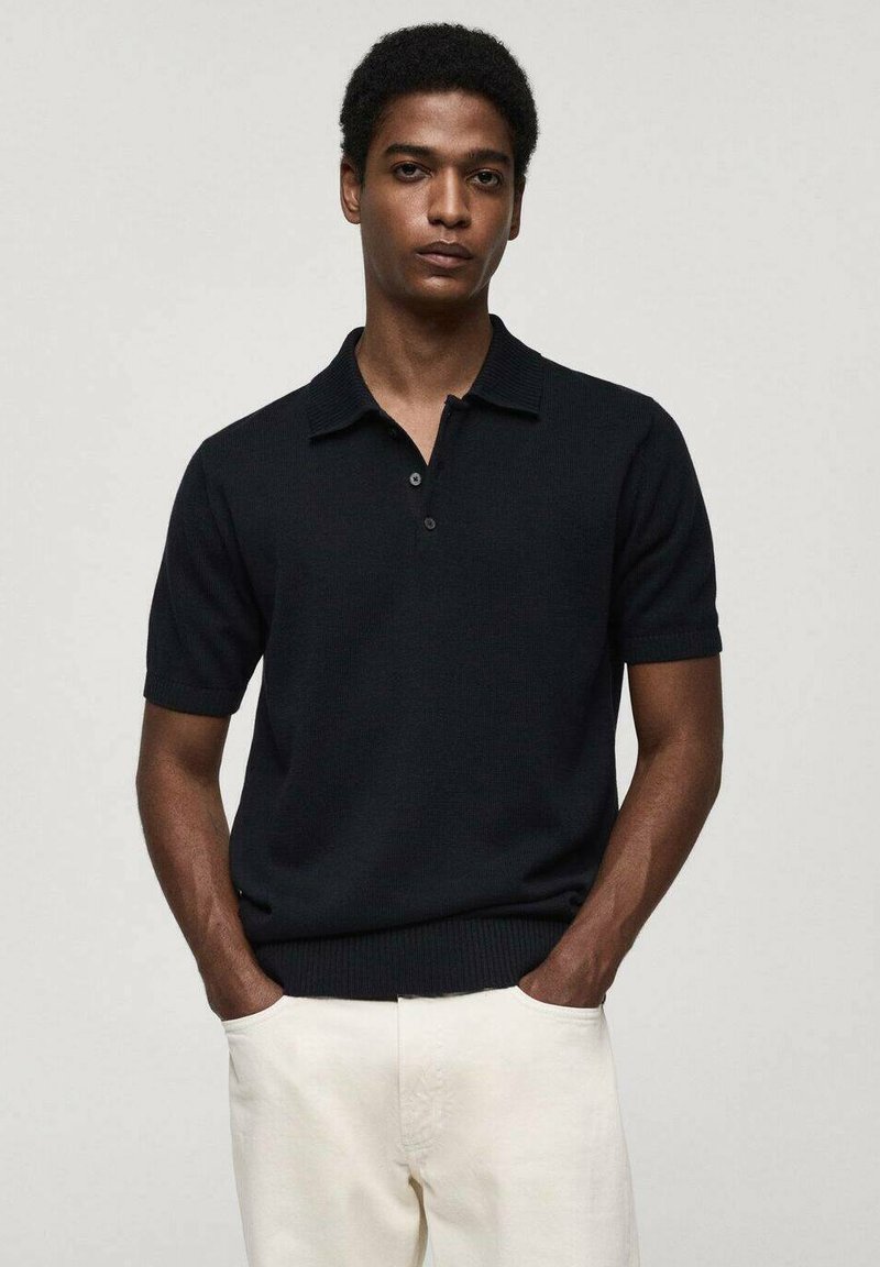 Mango Polo majica - royal blue