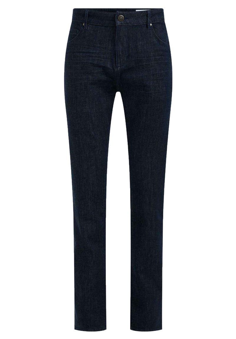 WE Fashion Slim fit jeans donkerblauw WE Fashion Slim fit jeans donkerblauw