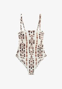 Nevybrané, brown/cream ikat