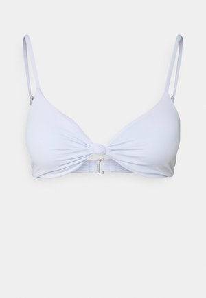 KNOTTED TRILET - Bikini top - ice blue