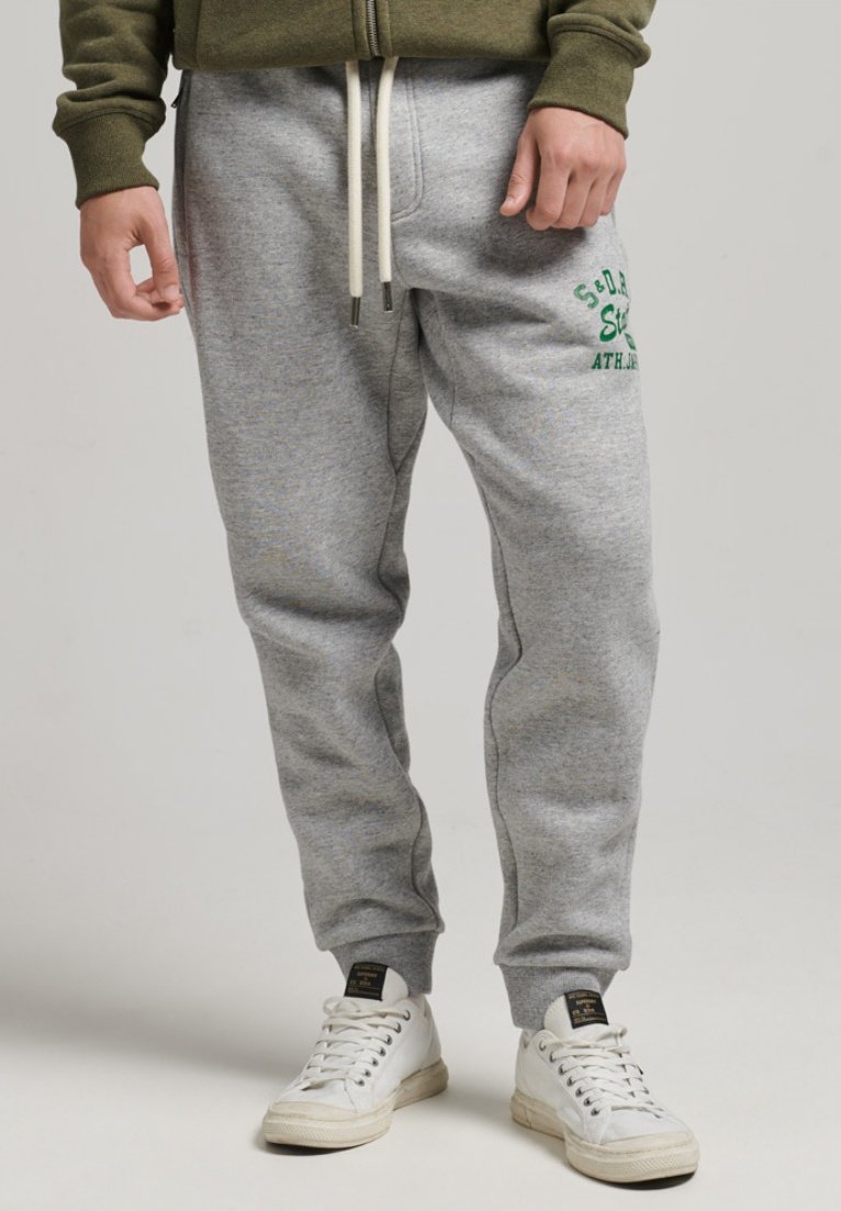 Superdry TRACK & FIELD CLASSIC Tracksuit bottoms soft grey marl