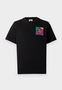 POP ART RUNNING DOG - Print T-shirt - black