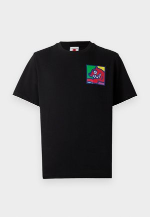 Icecream POP ART RUNNING DOG - Camiseta estampada - black