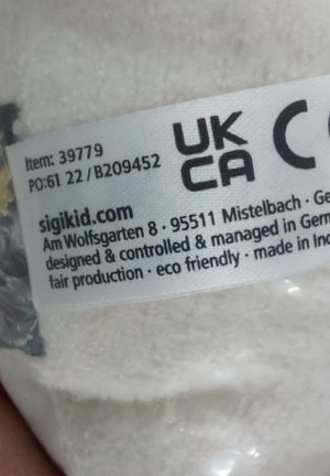 sigikid DEKOKISSEN BÄR - Kuscheltier - weiß
