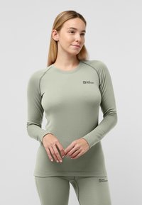 Jack Wolfskin INFINITE WARM - Maglietta intima - mint leaf