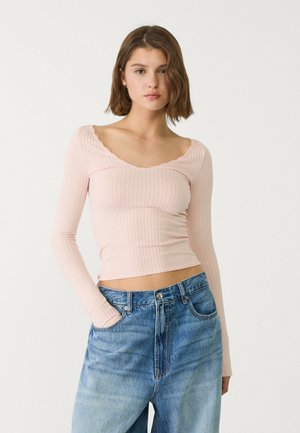 Stradivarius Langarmshirt - light pink