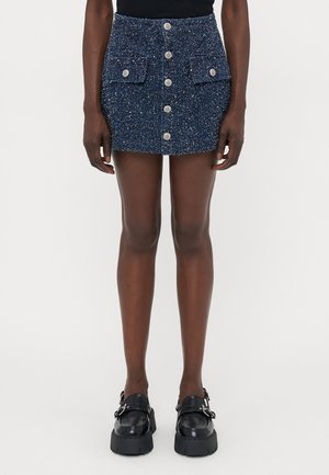 ONLAMAN SKIRT - A-line skjørt - dark blue denim