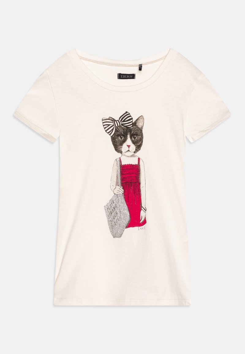 T-shirt imprimé animal avec lurex