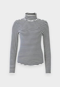 SLIM ROLL - Ilgarankovis viršutinės dalies drabužis - dark night navy/ecru