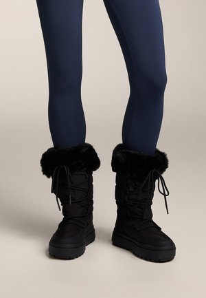 WITH COLLAR  - Téli csizmák - black