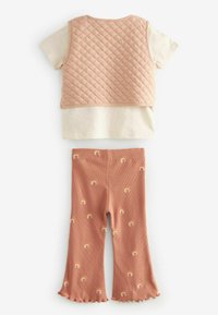 Next SHORT SLEEVE WITH GILET AND SET  REGULAR - Väst - pink rainbow