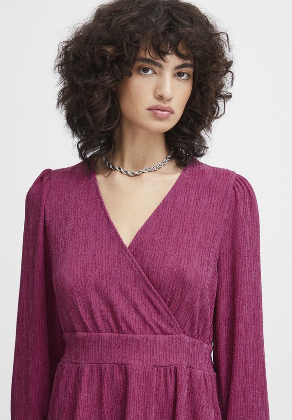 IHNelly - Jersey dress - festival fuchsia3