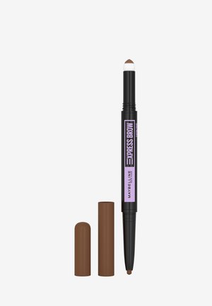 EXPRESS BROW SATIN DUO - Øjenbrynsblyant - 2 medium brown