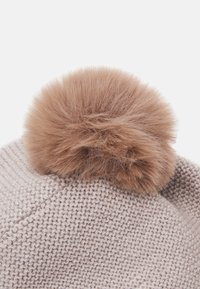 Huttelihut BALACLAVA WINDSTOP POMPOMS UNISEX - Huer - camel melange