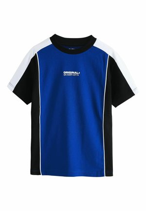 Next, REGULAR FIT - SPORT COLOURBLOCK SHORT SLEEVE T-SHIRT . - T-Shirt print - blue