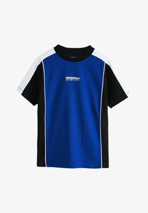 Next, REGULAR FIT - SPORT COLOURBLOCK SHORT SLEEVE T-SHIRT . - T-shirts print - blue