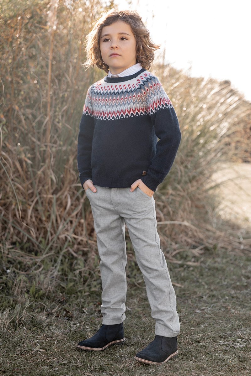 Tartine et Chocolat - PULL3BIS - Jersey de punto - marine, Ampliar