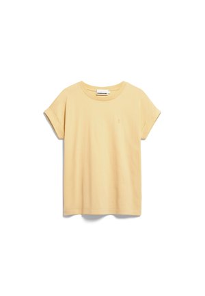 ARMEDANGELS, IDAA LOGO - T-shirt basique - golden hay