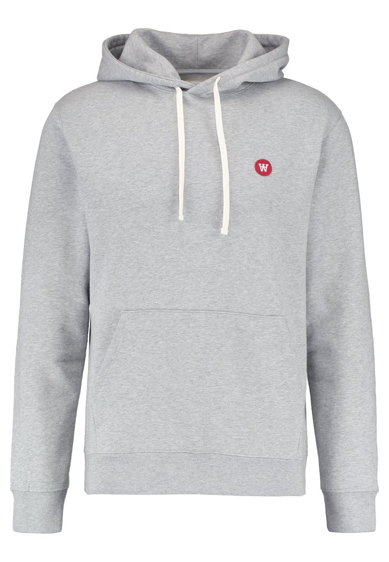 WOOD WOOD IAN - Kapuzenpullover - grey melange/grau-meliert - Zalando