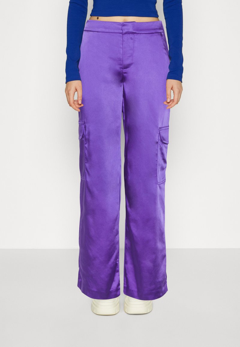 Gina Tricot WILMA TROUSERS - Pantaloni cargo - liliac