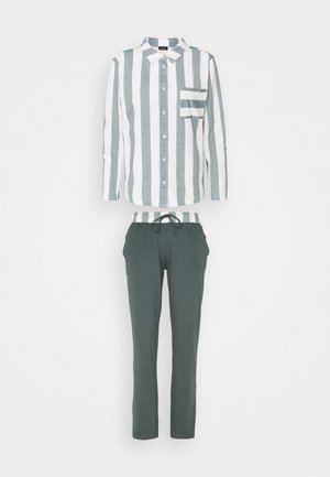 STRIPE SET - Pyjama - grey/white