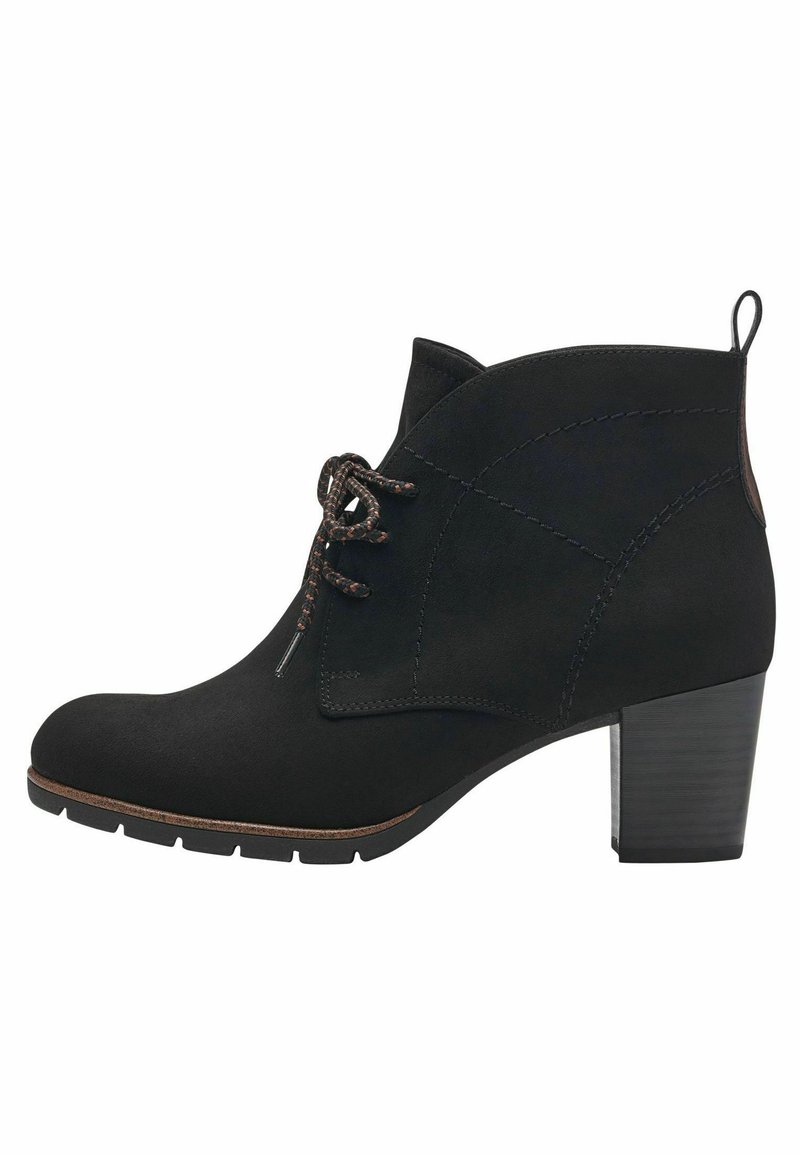 Marco Tozzi Bottines à lacets - black comb